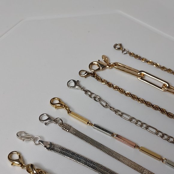 Lot Of 13 Metal Bracelets And Anklets - Picture 5 of 10